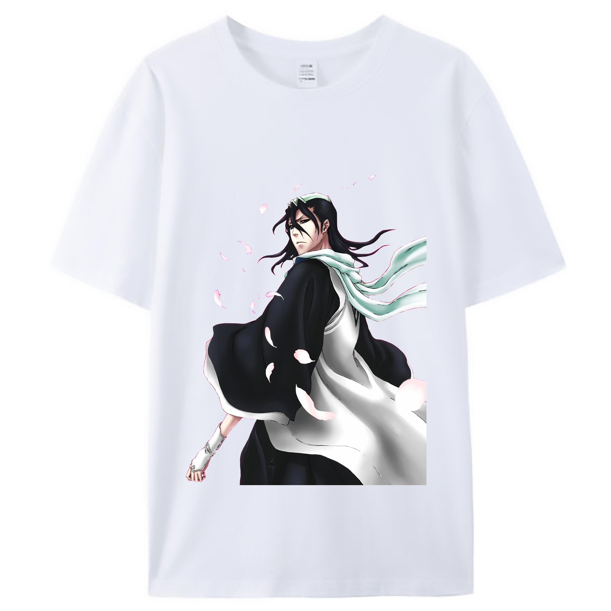 （画像用） ブリーチ くちき びゃくや BLEACH Kuchiki Byakuya レディースカジュアルプリントTシャツ（綿100％）