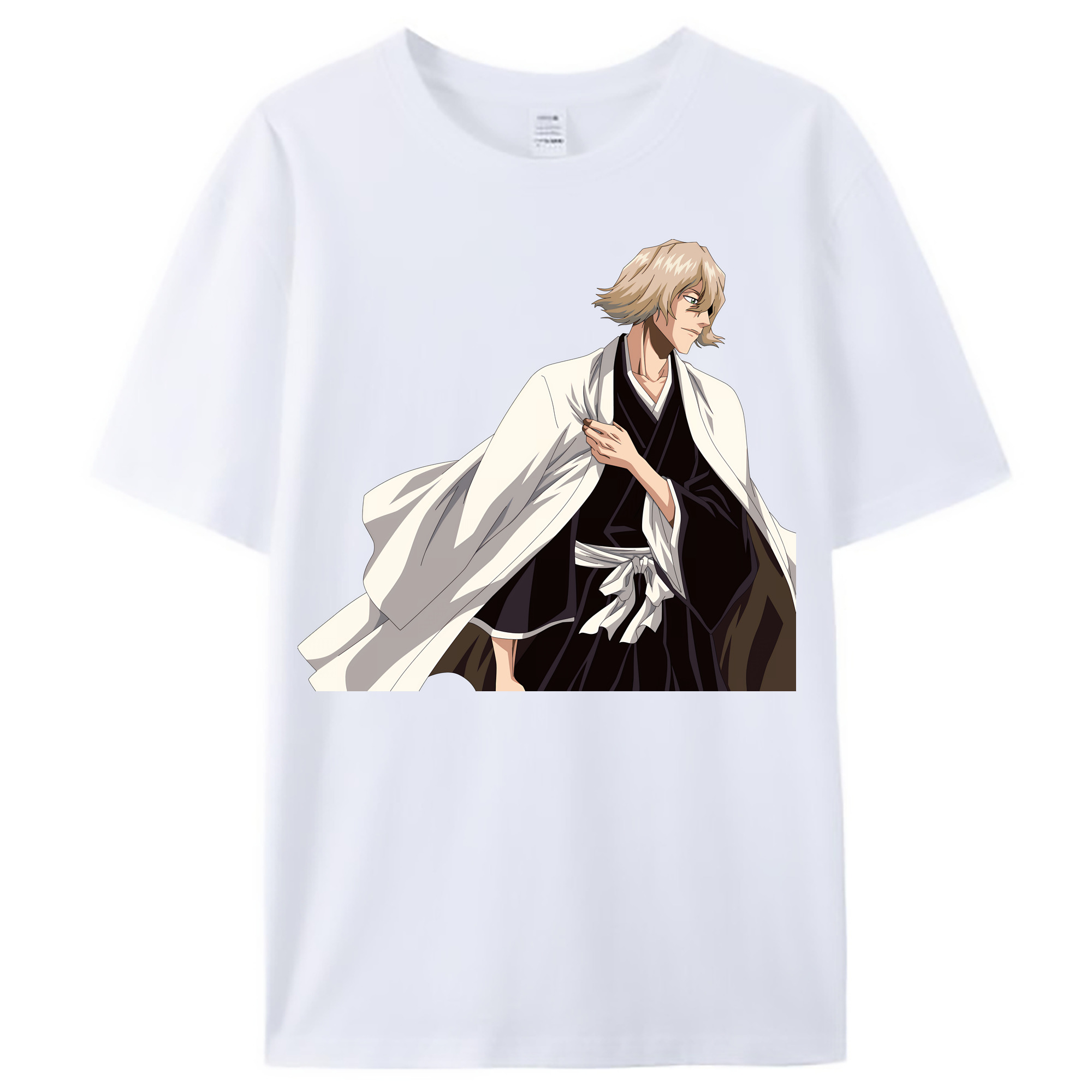 （画像用） "ブリーチ 浦原 喜助（うらはら きすけ） BLEACH Urahara Kisuke " レディースカジュアルプリントTシャツ（綿100％）