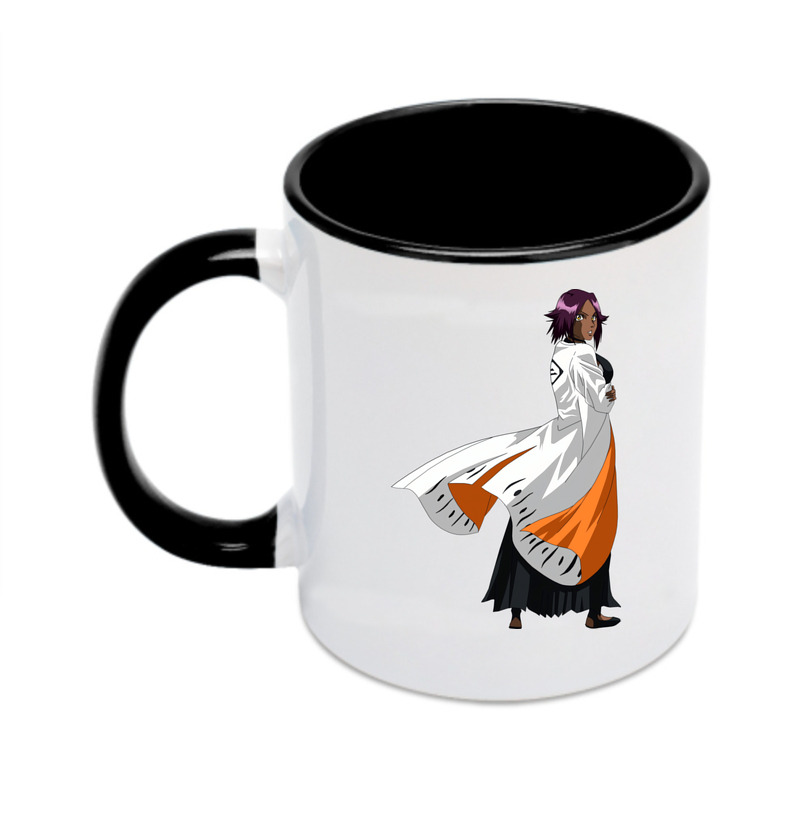 （画像用） ブリーチ 四楓院 夜一（しほういん よるいち） BLEACH Shihouin Yoruichi カラーマグカップ