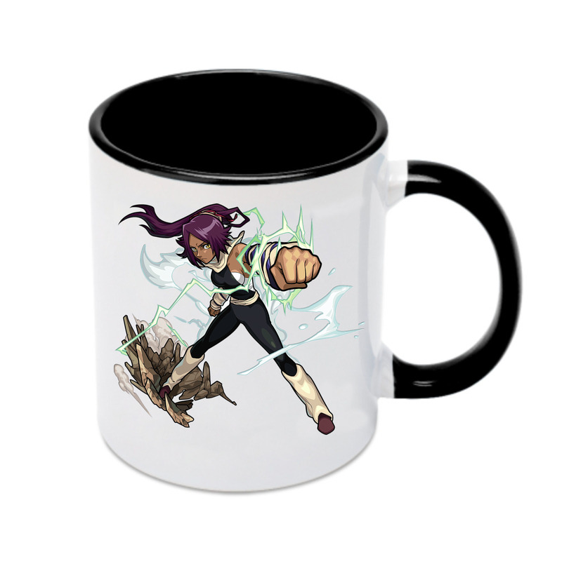 （画像用） ブリーチ 四楓院 夜一（しほういん よるいち） BLEACH Shihouin Yoruichi カラーマグカップ