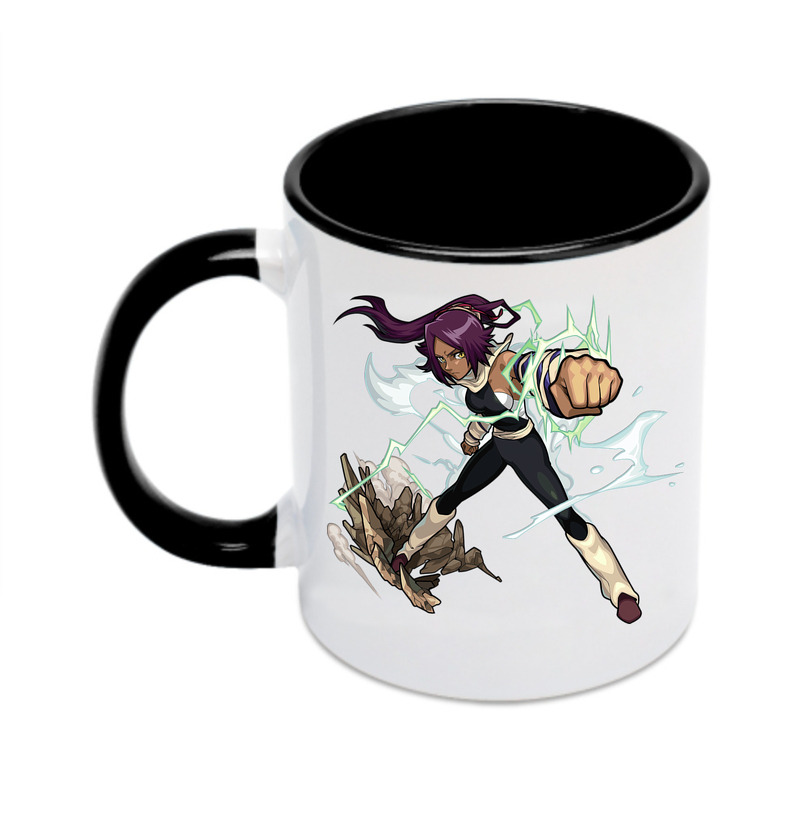 （画像用） ブリーチ 四楓院 夜一（しほういん よるいち） BLEACH Shihouin Yoruichi カラーマグカップ