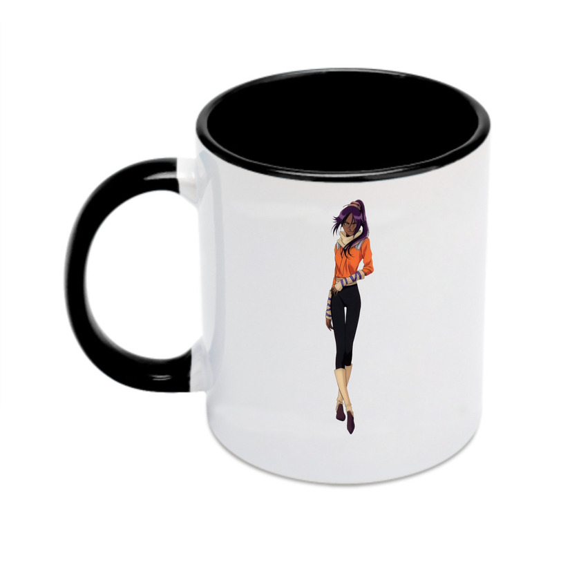 （画像用） ブリーチ 四楓院 夜一（しほういん よるいち） BLEACH Shihouin Yoruichi カラーマグカップ