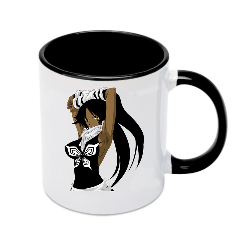 （画像用） ブリーチ 四楓院 夜一（しほういん よるいち） BLEACH Shihouin Yoruichi カラーマグカップ