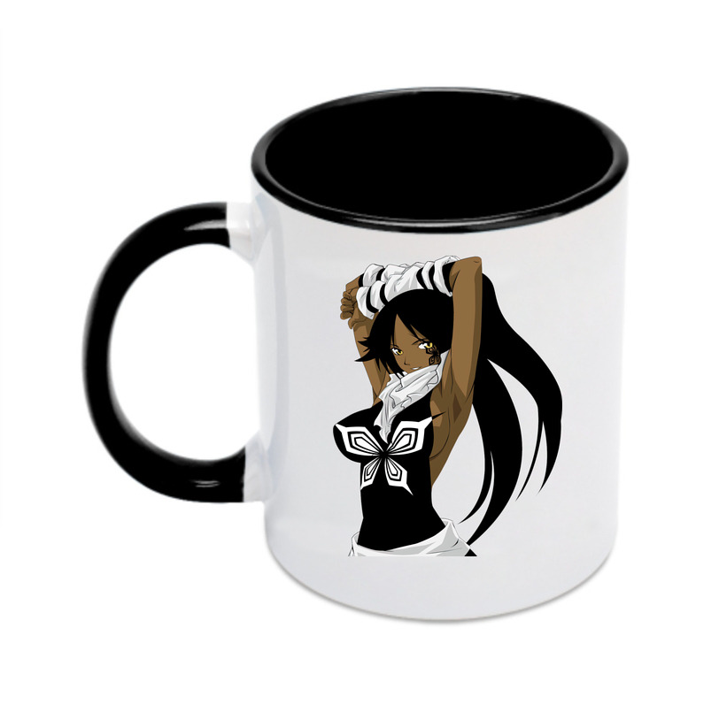 （画像用） ブリーチ 四楓院 夜一（しほういん よるいち） BLEACH Shihouin Yoruichi カラーマグカップ