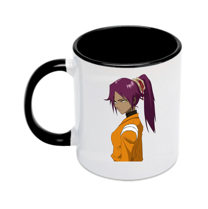 （画像用） ブリーチ 四楓院 夜一（しほういん よるいち） BLEACH Shihouin Yoruichi カラーマグカップ