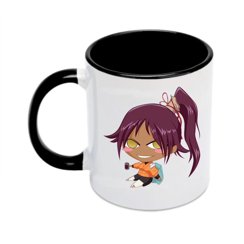（画像用） ブリーチ 四楓院 夜一（しほういん よるいち） BLEACH Shihouin Yoruichi カラーマグカップ