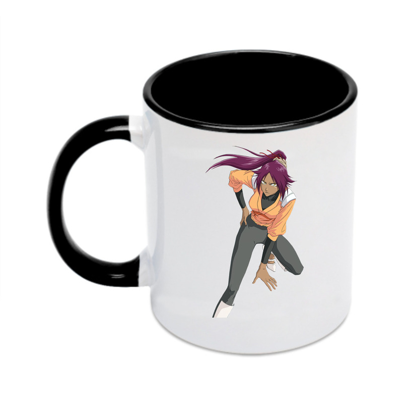 （画像用） ブリーチ 四楓院 夜一（しほういん よるいち） BLEACH Shihouin Yoruichi カラーマグカップ