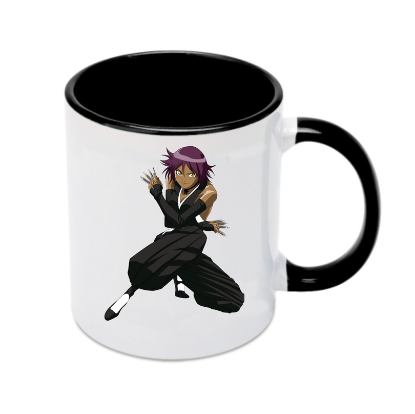 （画像用） ブリーチ 四楓院 夜一（しほういん よるいち） BLEACH Shihouin Yoruichi カラーマグカップ