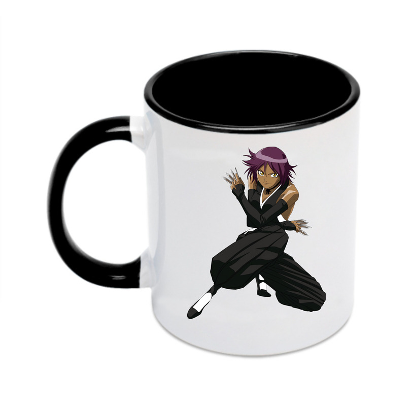 （画像用） ブリーチ 四楓院 夜一（しほういん よるいち） BLEACH Shihouin Yoruichi カラーマグカップ