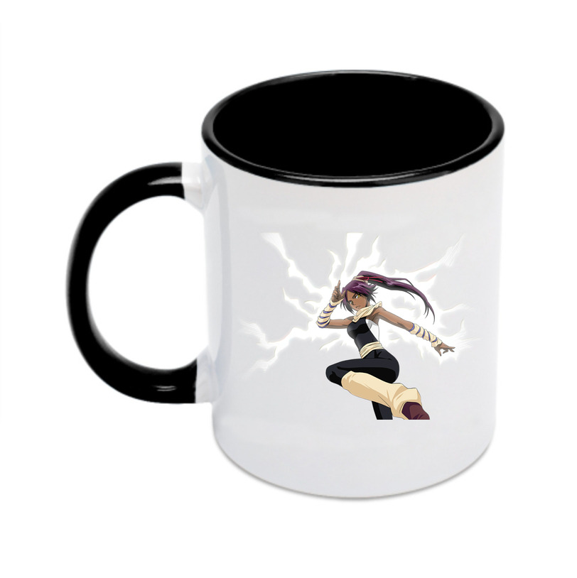 （画像用） ブリーチ 四楓院 夜一（しほういん よるいち） BLEACH Shihouin Yoruichi カラーマグカップ