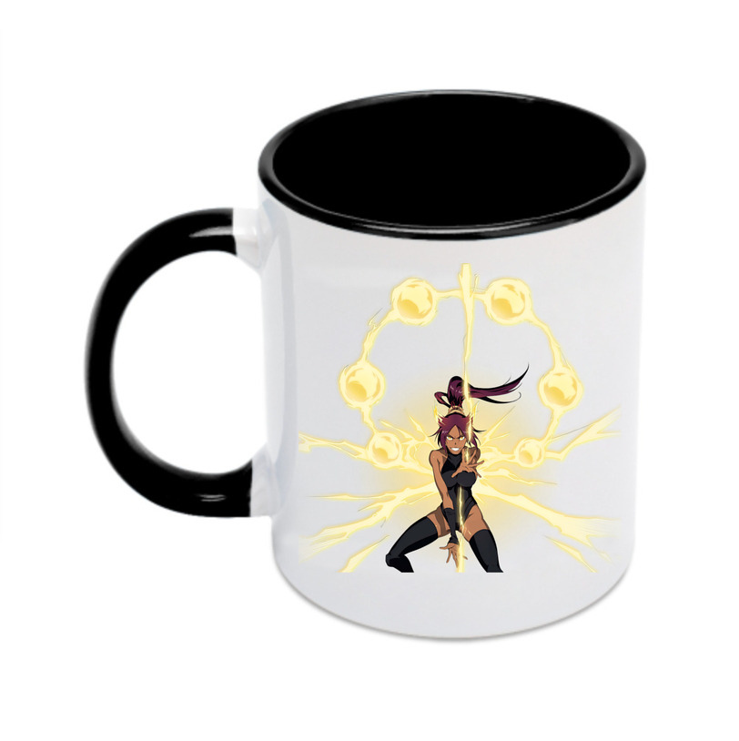 （画像用） ブリーチ 四楓院 夜一（しほういん よるいち） BLEACH Shihouin Yoruichi カラーマグカップ