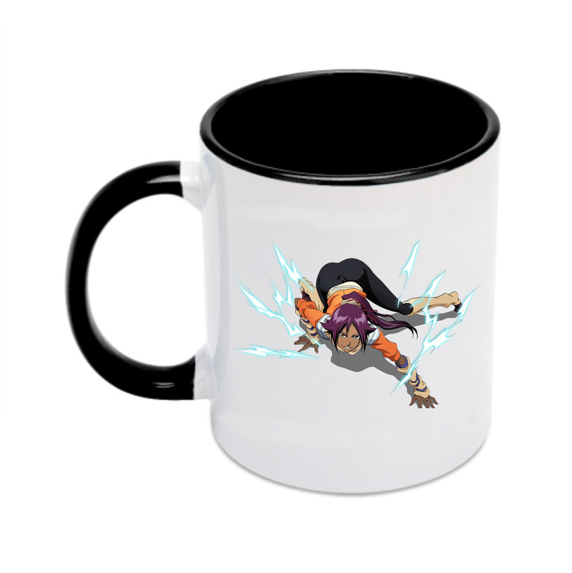 （画像用） ブリーチ 四楓院 夜一（しほういん よるいち） BLEACH Shihouin Yoruichi カラーマグカップ