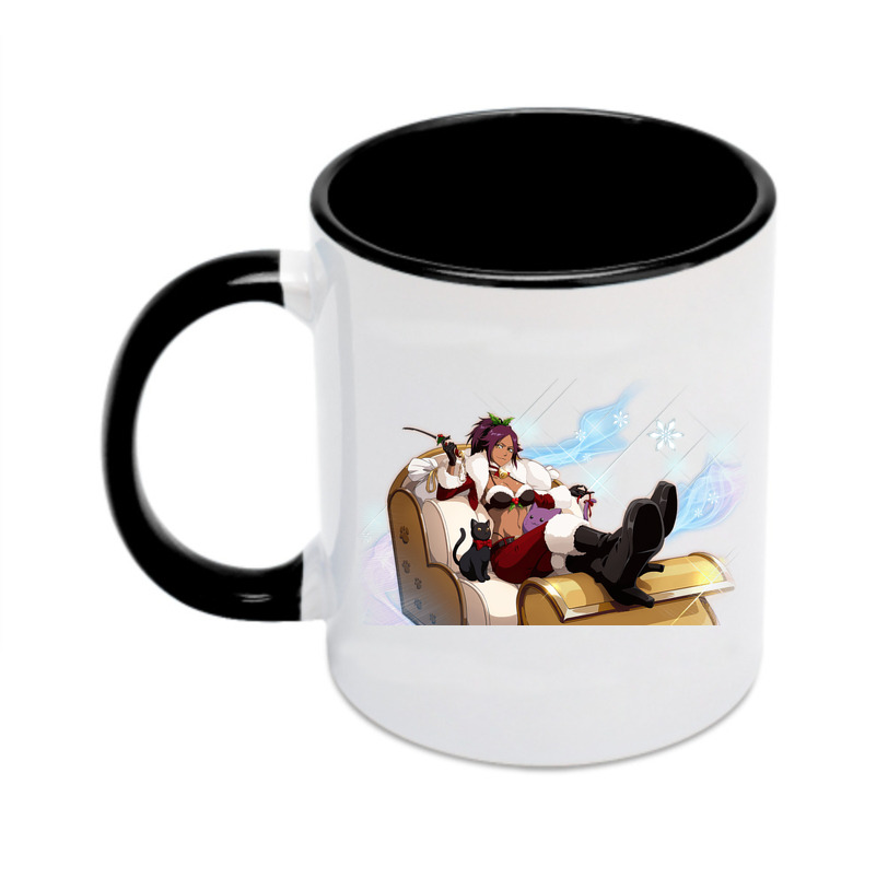 （画像用） ブリーチ 四楓院 夜一（しほういん よるいち） BLEACH Shihouin Yoruichi カラーマグカップ