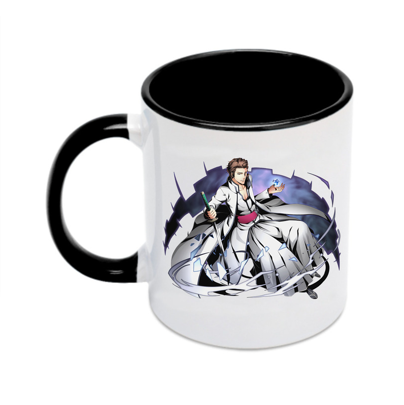 （画像用） ブリーチ 藍染 惣右介（あいぜん そうすけ） BLEACH Aizen Sousuke カラーマグカップ