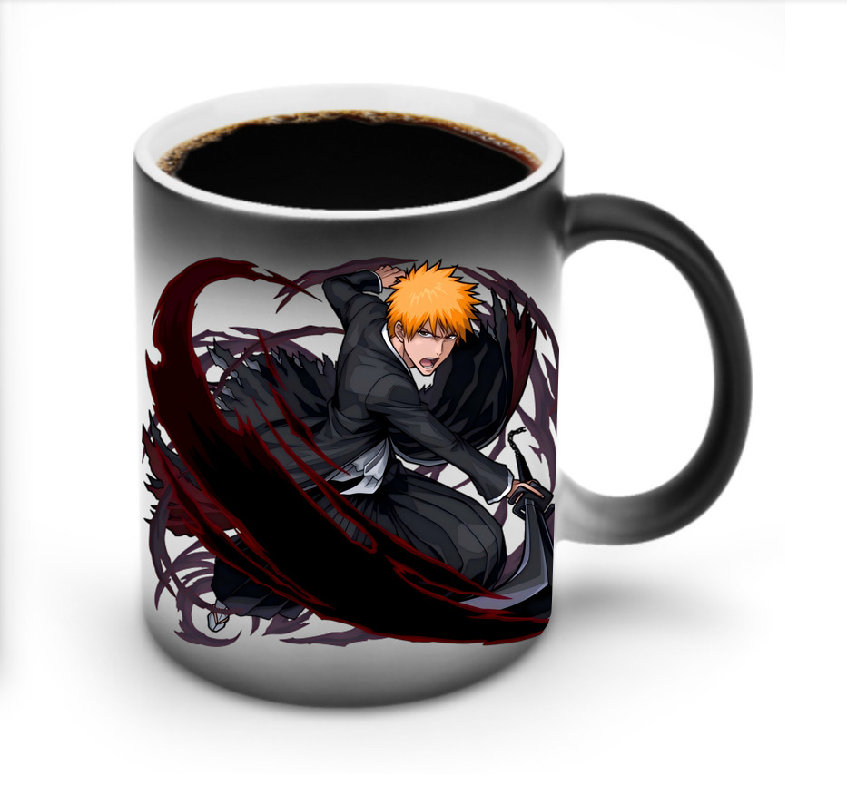 （画像用） ブリーチ 黒崎一護（くろさき いちご）BLEACH Kurosaki Ichigo 温度変色マグカップ