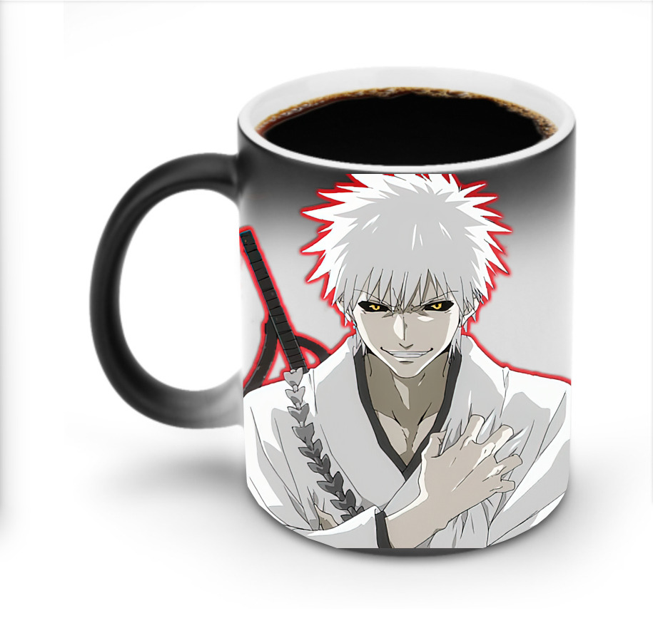 （画像用） ブリーチ 黒崎一護（くろさき いちご）BLEACH Kurosaki Ichigo 温度変色マグカップ
