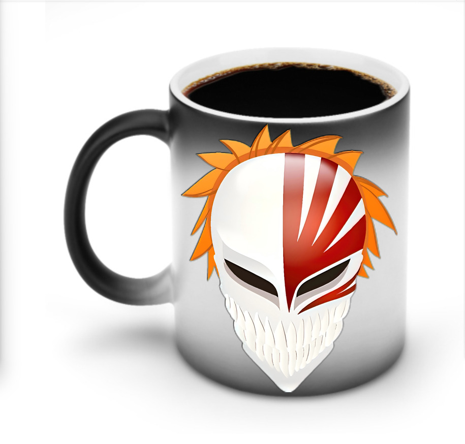 （画像用） ブリーチ 黒崎一護（くろさき いちご）BLEACH Kurosaki Ichigo 温度変色マグカップ
