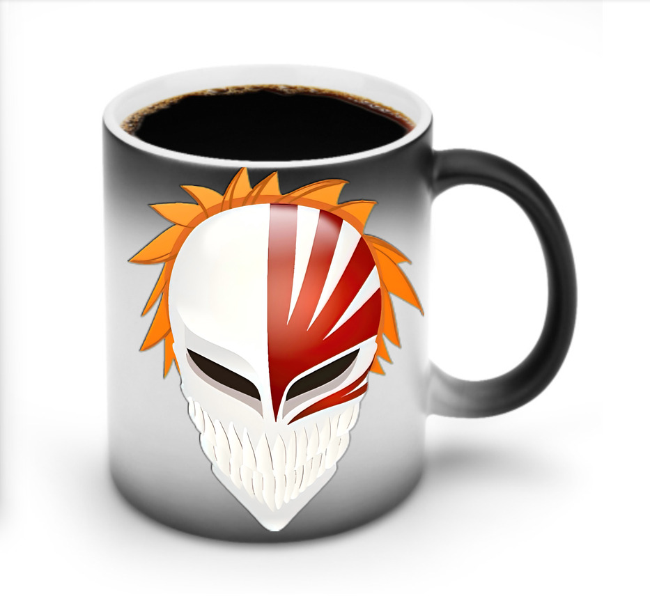 （画像用） ブリーチ 黒崎一護（くろさき いちご）BLEACH Kurosaki Ichigo 温度変色マグカップ