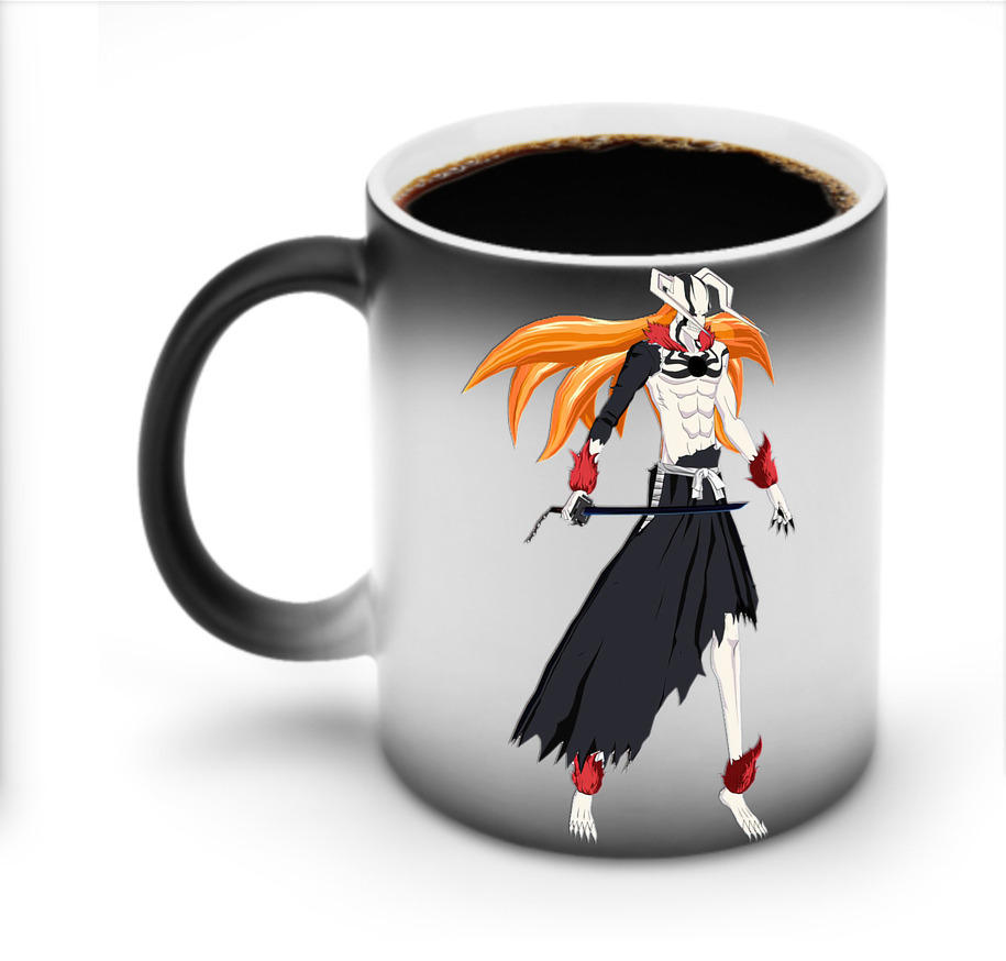 （画像用） ブリーチ 黒崎一護（くろさき いちご）BLEACH Kurosaki Ichigo 温度変色マグカップ