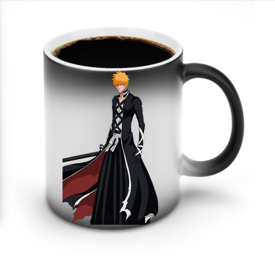 （画像用） ブリーチ 黒崎一護（くろさき いちご）BLEACH Kurosaki Ichigo 温度変色マグカップ