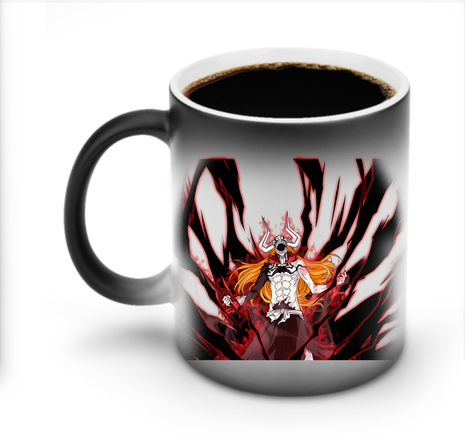 （画像用） ブリーチ 黒崎一護（くろさき いちご）BLEACH Kurosaki Ichigo 温度変色マグカップ
