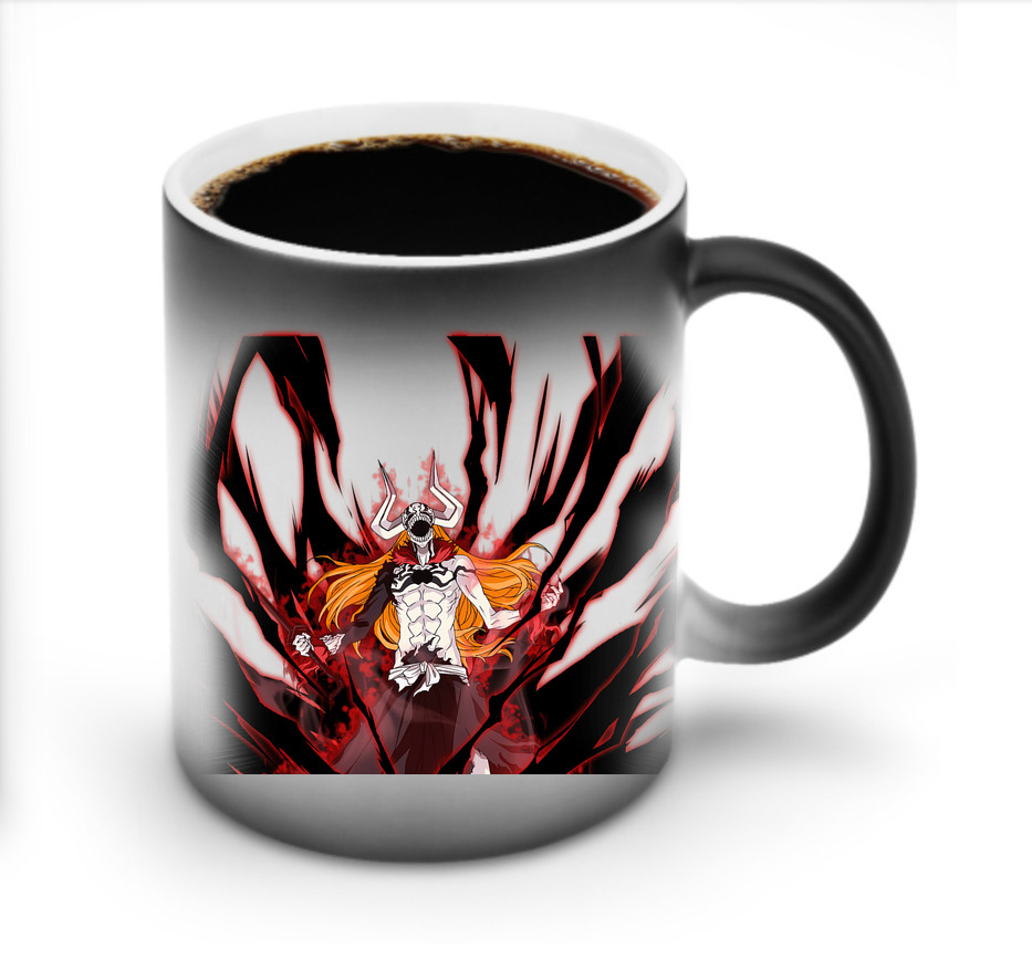 （画像用） ブリーチ 黒崎一護（くろさき いちご）BLEACH Kurosaki Ichigo 温度変色マグカップ