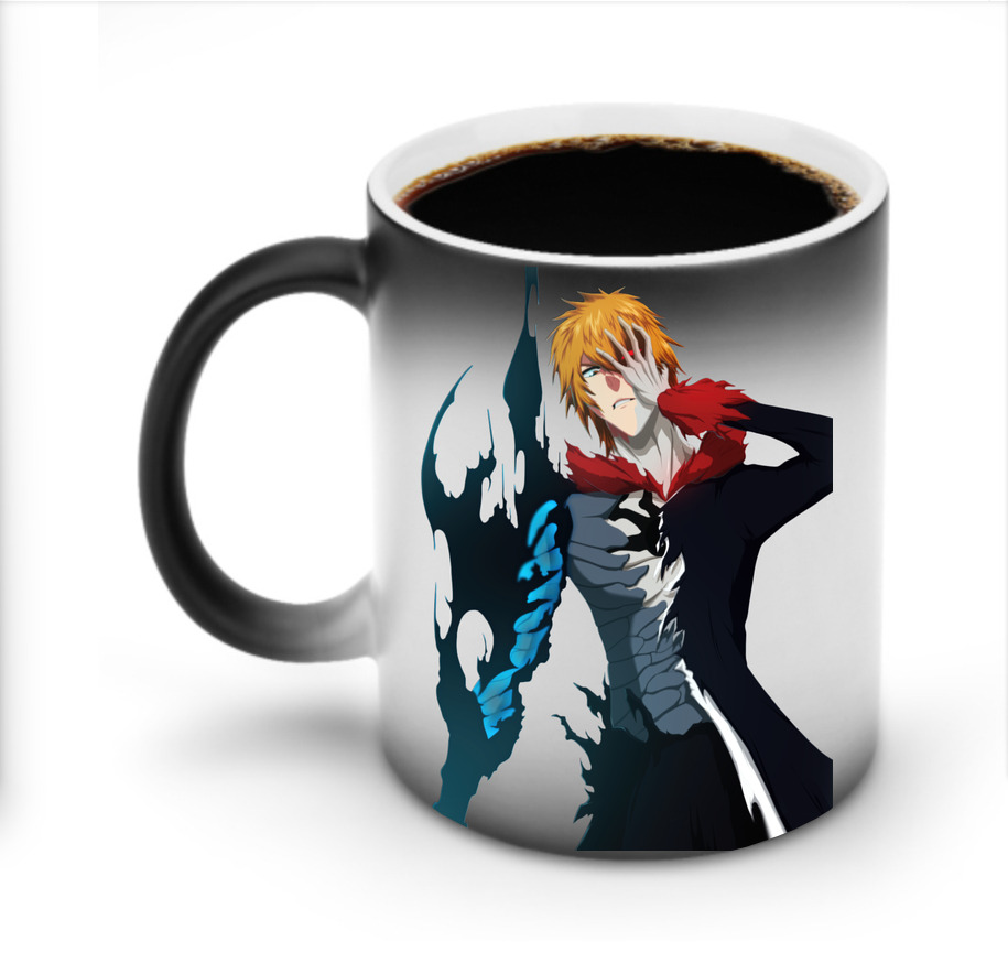 （画像用） ブリーチ 黒崎一護（くろさき いちご）BLEACH Kurosaki Ichigo 温度変色マグカップ