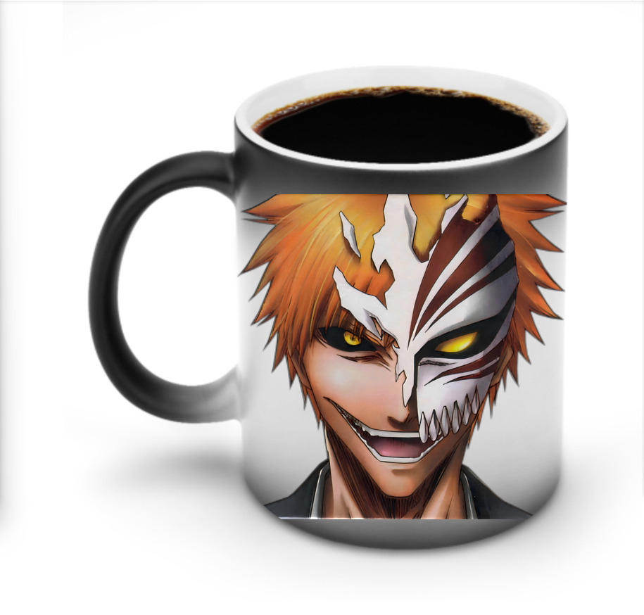 （画像用） ブリーチ 黒崎一護（くろさき いちご）BLEACH Kurosaki Ichigo 温度変色マグカップ