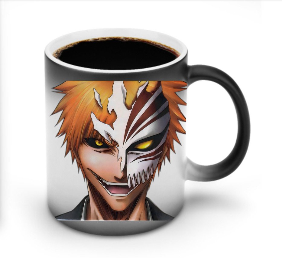 （画像用） ブリーチ 黒崎一護（くろさき いちご）BLEACH Kurosaki Ichigo 温度変色マグカップ
