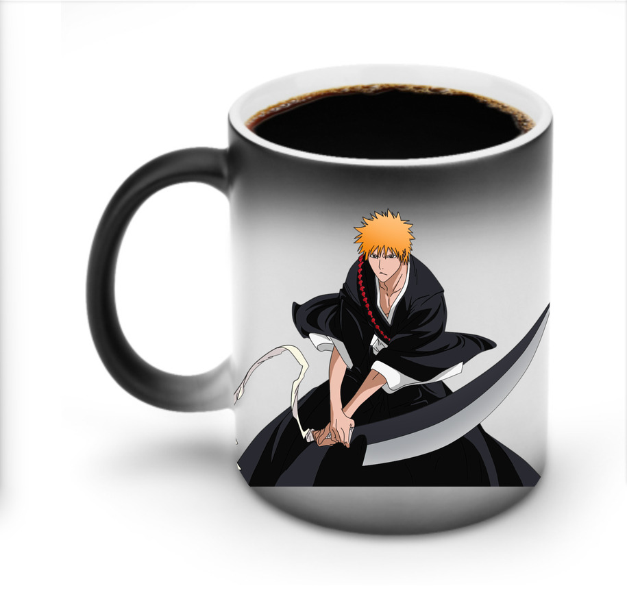 （画像用） ブリーチ 黒崎一護（くろさき いちご）BLEACH Kurosaki Ichigo 温度変色マグカップ