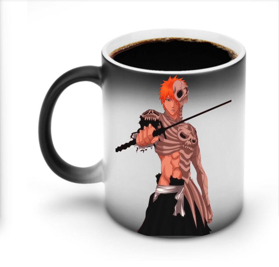（画像用） ブリーチ 黒崎一護（くろさき いちご）BLEACH Kurosaki Ichigo 温度変色マグカップ