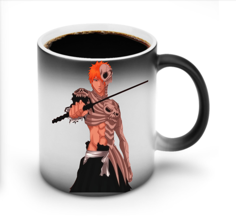 （画像用） ブリーチ 黒崎一護（くろさき いちご）BLEACH Kurosaki Ichigo 温度変色マグカップ