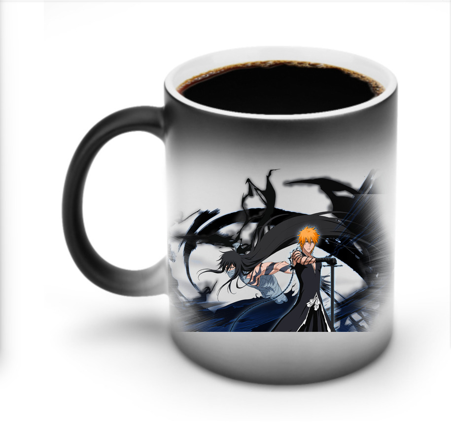 （画像用） ブリーチ 黒崎一護（くろさき いちご）BLEACH Kurosaki Ichigo 温度変色マグカップ