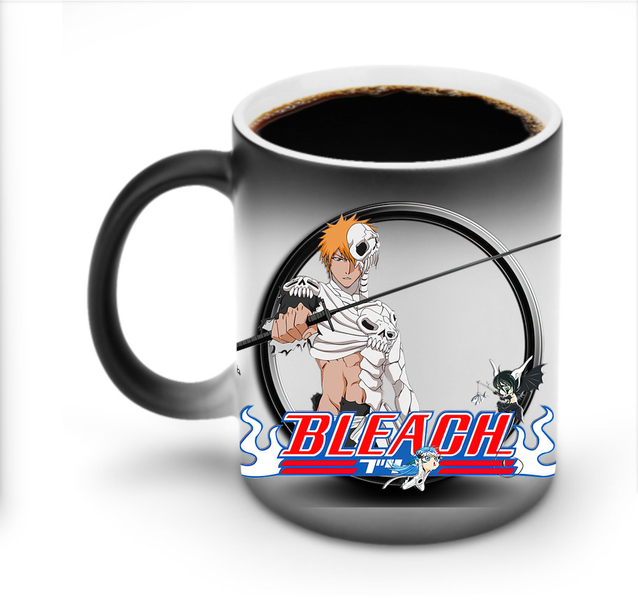 （画像用） ブリーチ 黒崎一護（くろさき いちご）BLEACH Kurosaki Ichigo 温度変色マグカップ