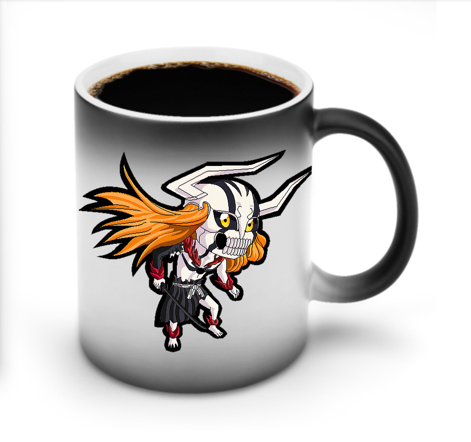 （画像用） ブリーチ 黒崎一護（くろさき いちご）BLEACH Kurosaki Ichigo 温度変色マグカップ