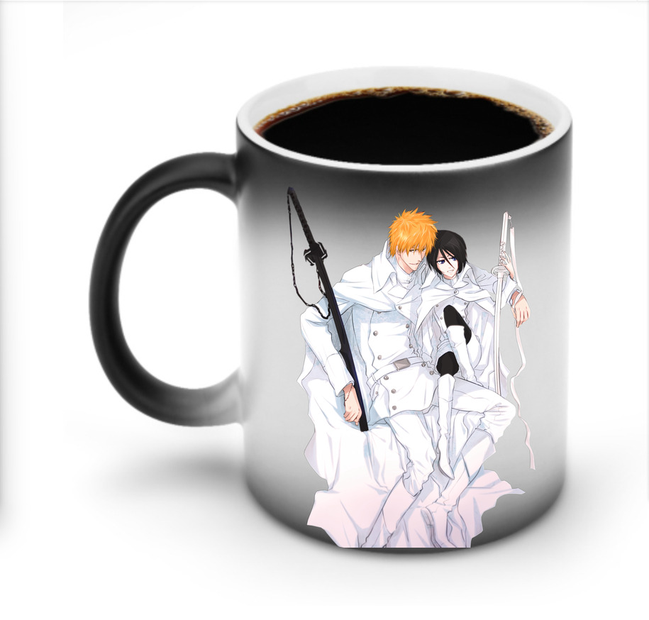 （画像用） ブリーチ 黒崎一護（くろさき いちご）BLEACH Kurosaki Ichigo 温度変色マグカップ