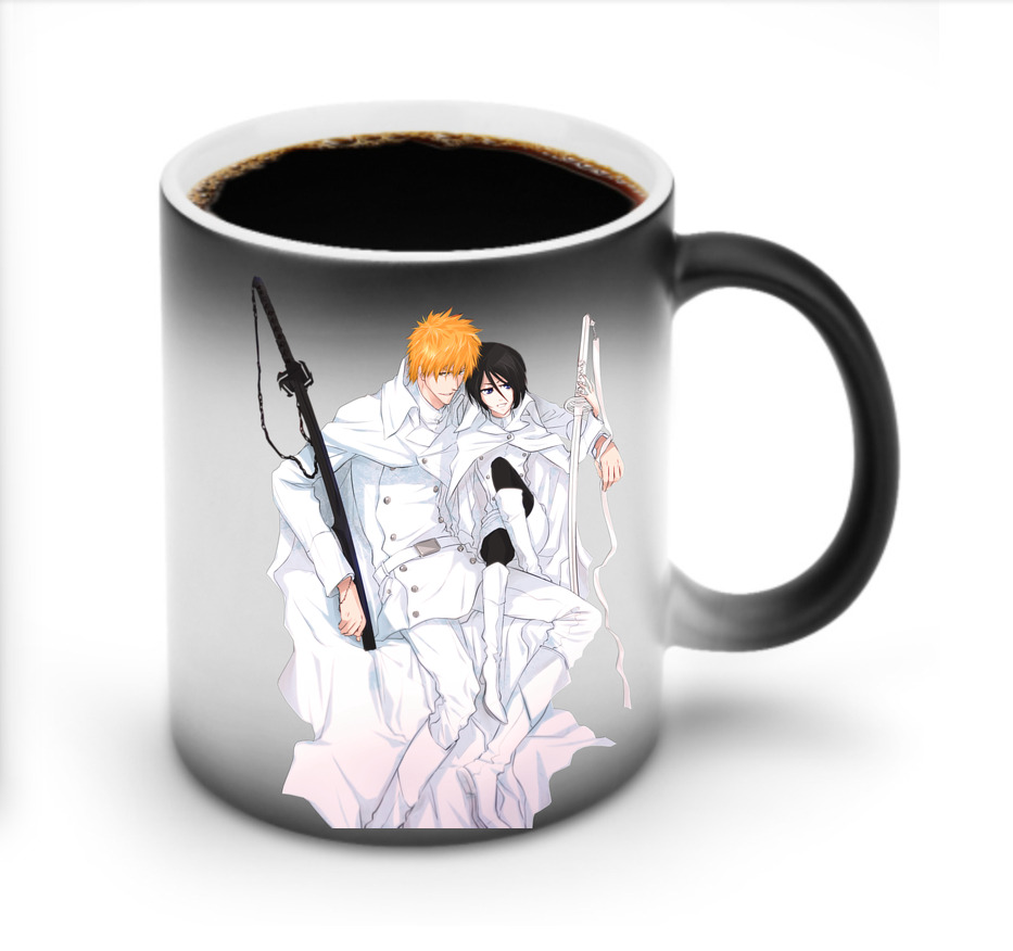 （画像用） ブリーチ 黒崎一護（くろさき いちご）BLEACH Kurosaki Ichigo 温度変色マグカップ