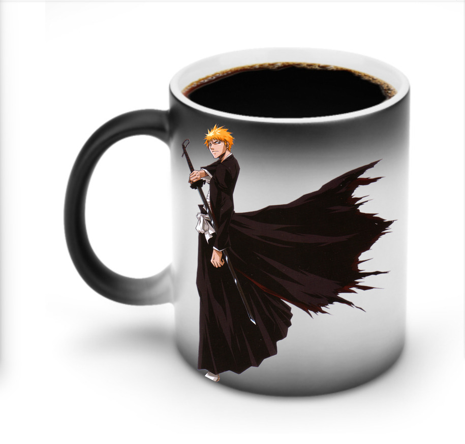 （画像用） ブリーチ 黒崎一護（くろさき いちご）BLEACH Kurosaki Ichigo 温度変色マグカップ
