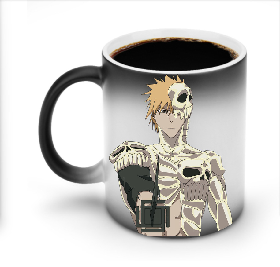 （画像用） ブリーチ 黒崎一護（くろさき いちご）BLEACH Kurosaki Ichigo 温度変色マグカップ