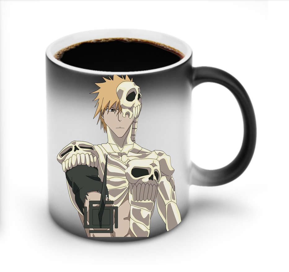 （画像用） ブリーチ 黒崎一護（くろさき いちご）BLEACH Kurosaki Ichigo 温度変色マグカップ