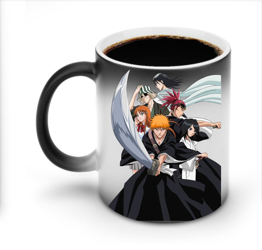 （画像用） ブリーチ 黒崎一護（くろさき いちご）BLEACH Kurosaki Ichigo 温度変色マグカップ