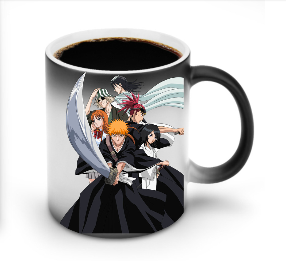 （画像用） ブリーチ 黒崎一護（くろさき いちご）BLEACH Kurosaki Ichigo 温度変色マグカップ