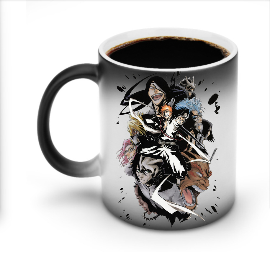（画像用） ブリーチ 黒崎一護（くろさき いちご）BLEACH Kurosaki Ichigo 温度変色マグカップ
