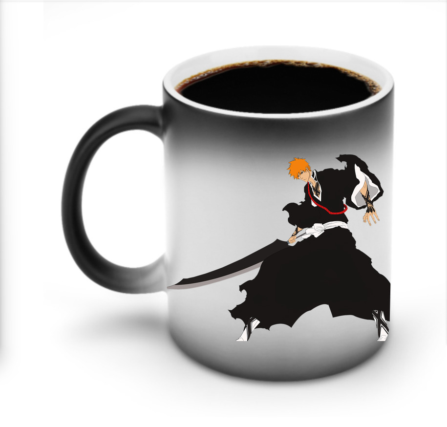 （画像用） ブリーチ 黒崎一護（くろさき いちご）BLEACH Kurosaki Ichigo 温度変色マグカップ