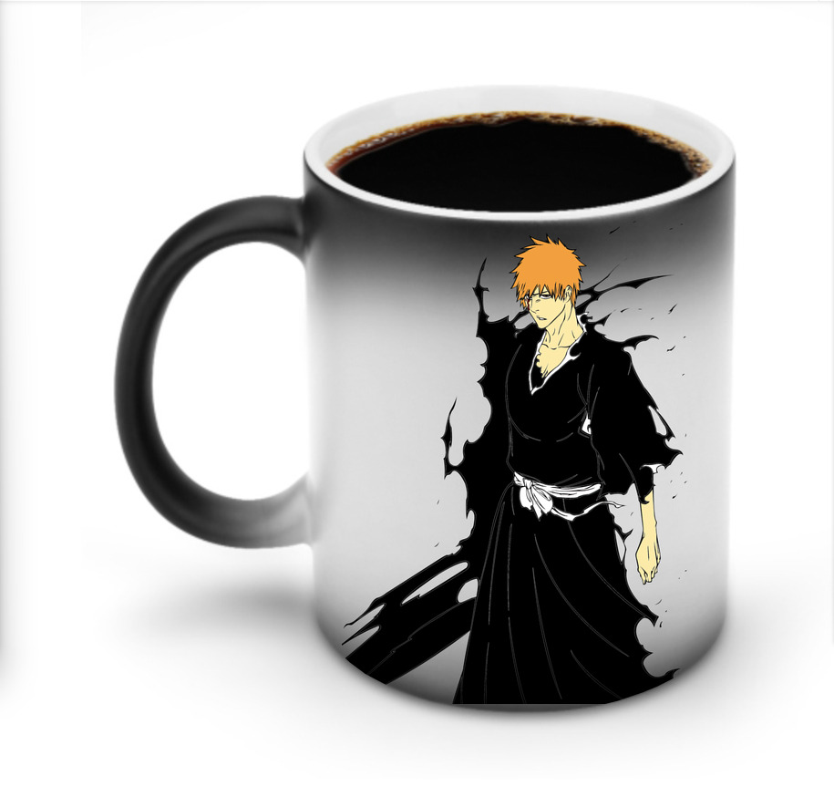 （画像用） ブリーチ 黒崎一護（くろさき いちご）BLEACH Kurosaki Ichigo 温度変色マグカップ