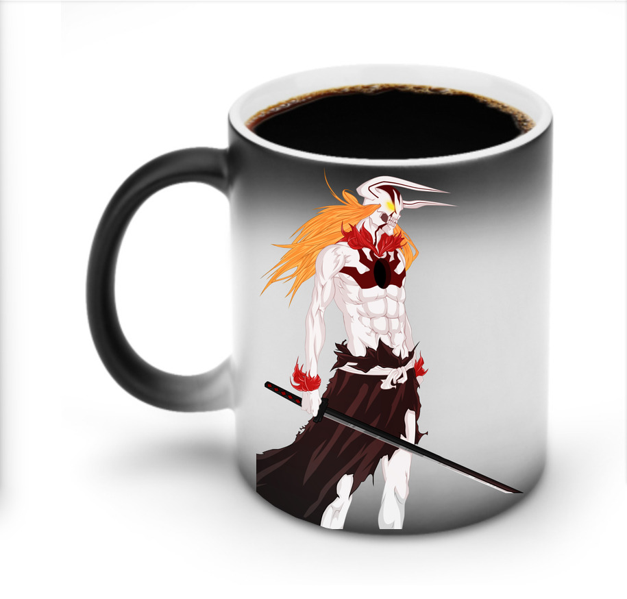 （画像用） ブリーチ 黒崎一護（くろさき いちご）BLEACH Kurosaki Ichigo 温度変色マグカップ