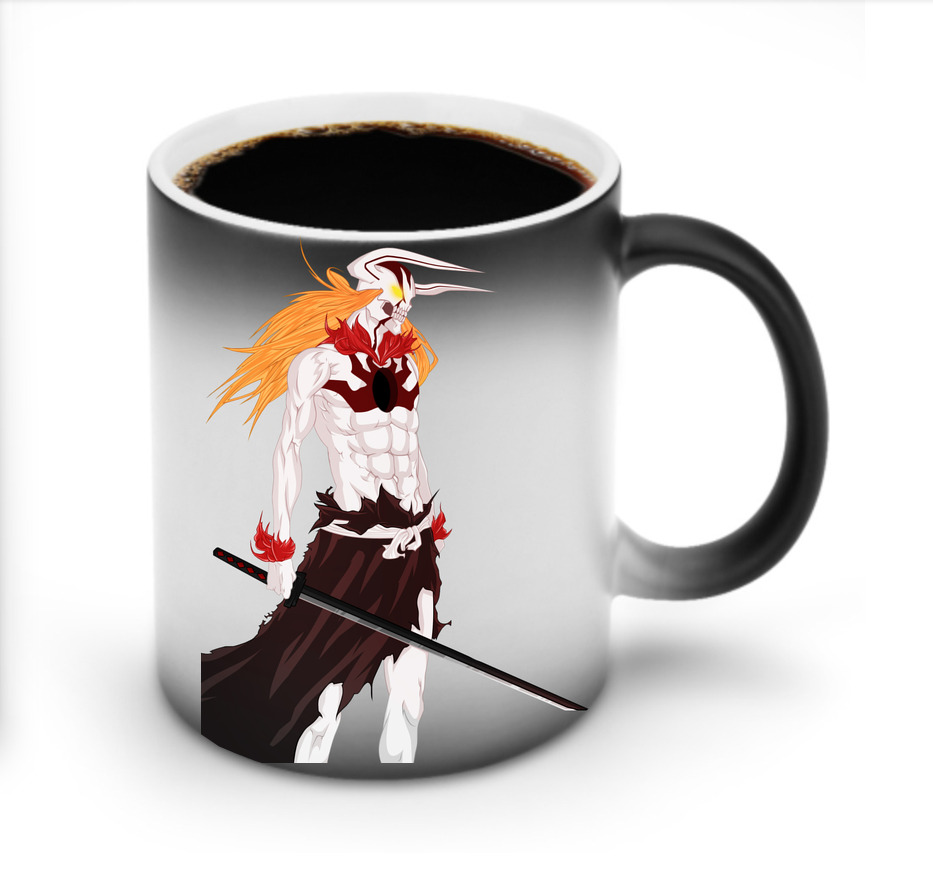 （画像用） ブリーチ 黒崎一護（くろさき いちご）BLEACH Kurosaki Ichigo 温度変色マグカップ