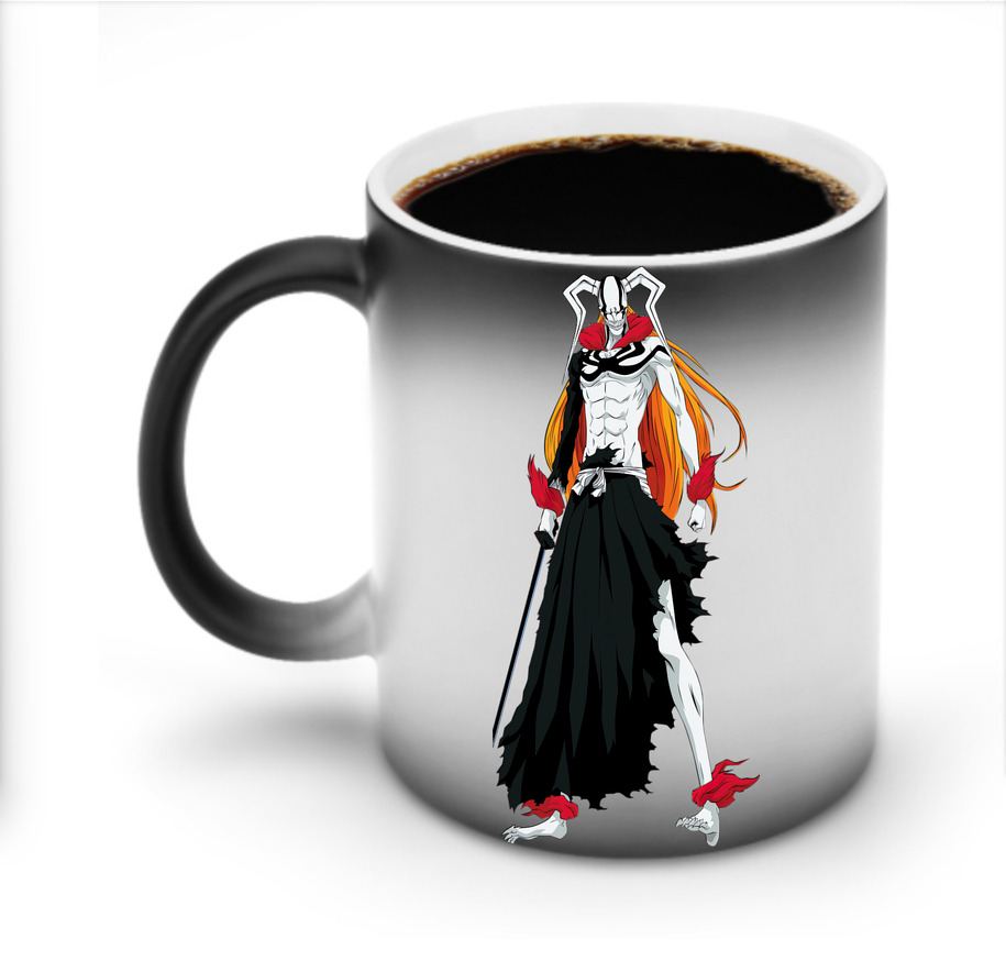 （画像用） ブリーチ 黒崎一護（くろさき いちご）BLEACH Kurosaki Ichigo 温度変色マグカップ