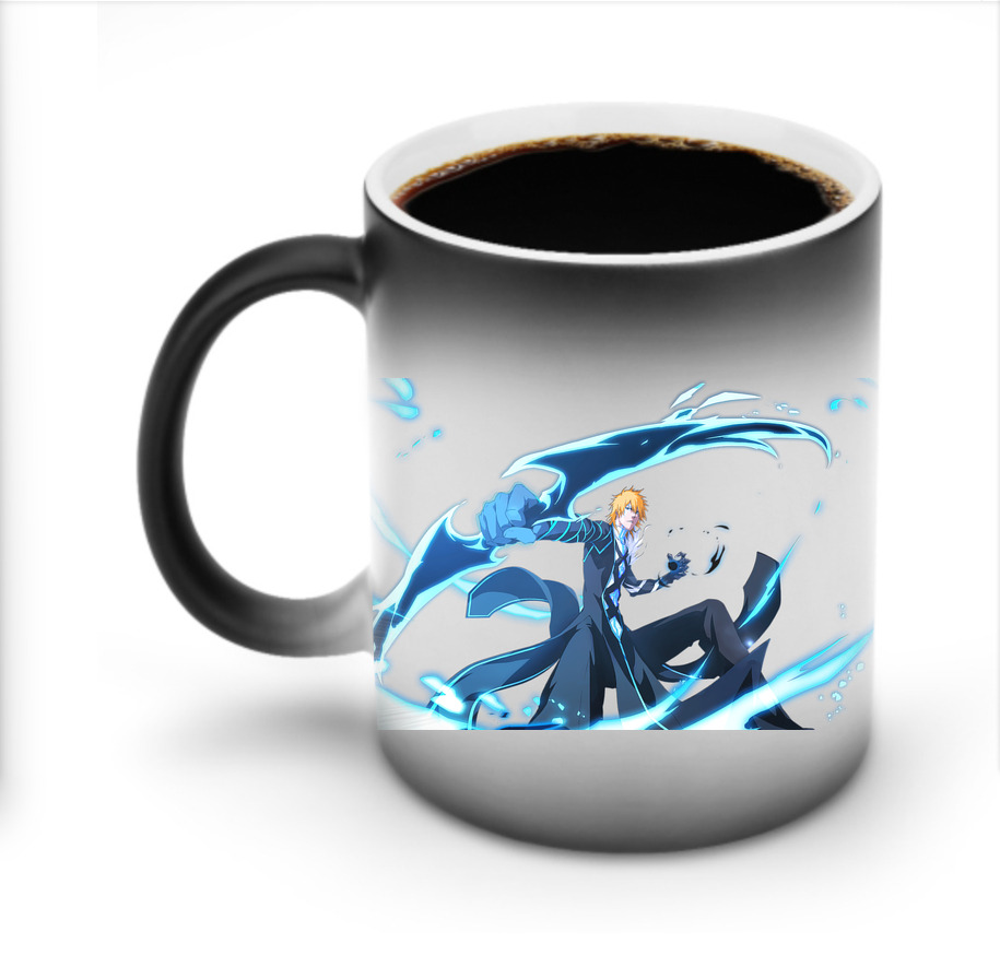 （画像用） ブリーチ 黒崎一護（くろさき いちご）BLEACH Kurosaki Ichigo 温度変色マグカップ