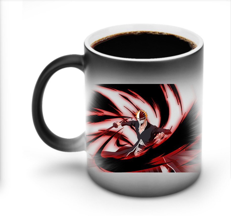 （画像用） ブリーチ 黒崎一護（くろさき いちご）BLEACH Kurosaki Ichigo 温度変色マグカップ